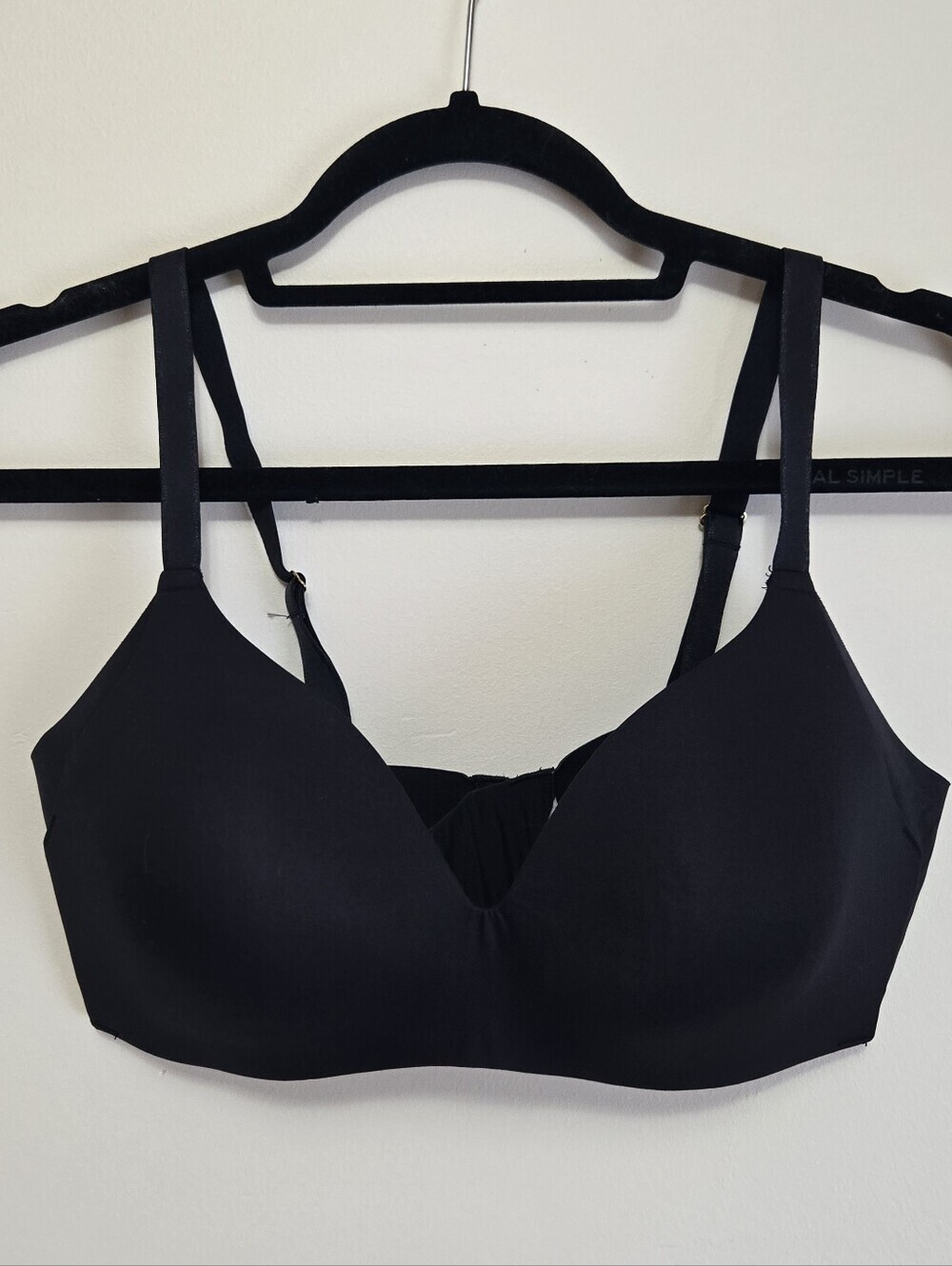 KNIX WINGWOMAN BLACK BRA NO WIRE WOMEN SIZE 3 36 B/C COMFORT SUPPORT EVERYDAY